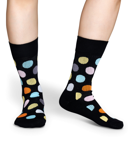 Skarpety Happy Socks Athlethic Dots Black