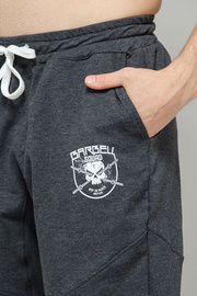 Spodnie Dresowe Męskie Rep In Peace Barbell Squad Szary Melanż