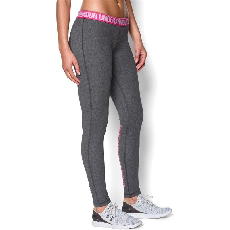 Legginsy Damskie Under Armour Favorite Wordmark Gray