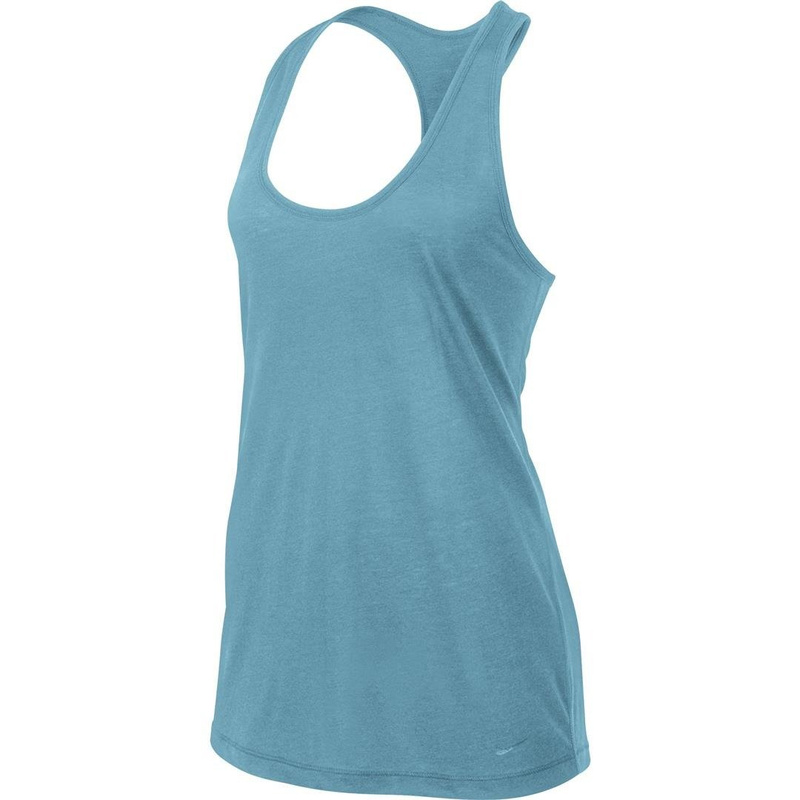 Tank Top Damski Nike Flow Turquoise