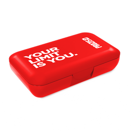Pillbox Prozis Your Limit Is You Czerwony