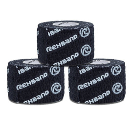 Taśmy treningowe Rehband RX Athletic Power Wrap 38mm x3 - czarny zestaw