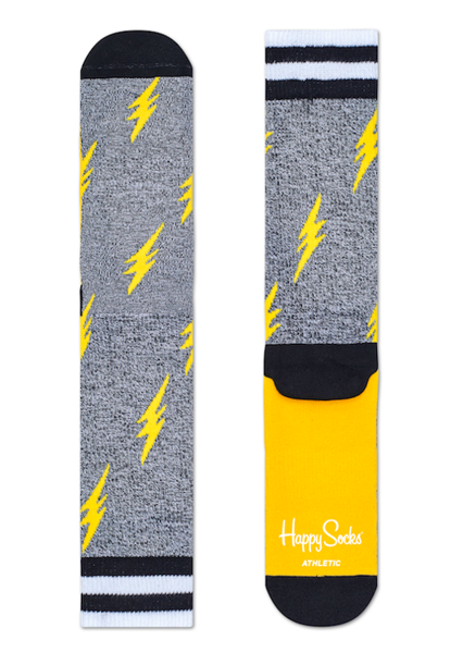 Happy Socks Athletic Thunders Gray