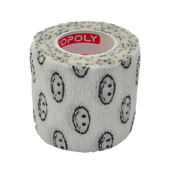  Copoly Cohesive Tape 5 cm White Smile