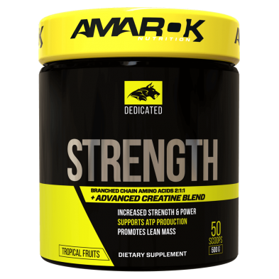 Suplementacja Amarok Dedicated BCAA + Strength 500g