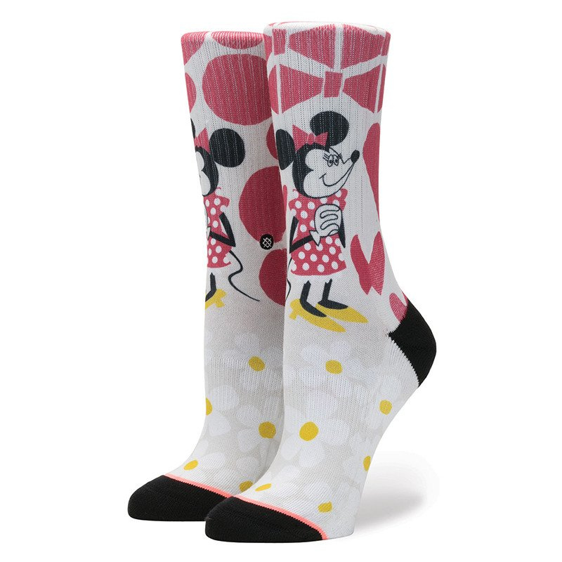 Skarpety Damskie Stance Disney Yusuke Minnie Różowe