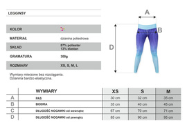 Legginsy damskie Sugar Skull circus