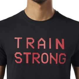 Koszulka Męska Reebok Train Strong Czarna