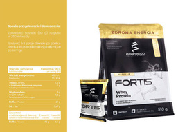 Odżywka białkowa FortisGO - Wanilia - 510g