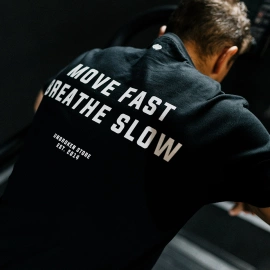 Unbroken Move Fast Braethe Slow T-shirt 