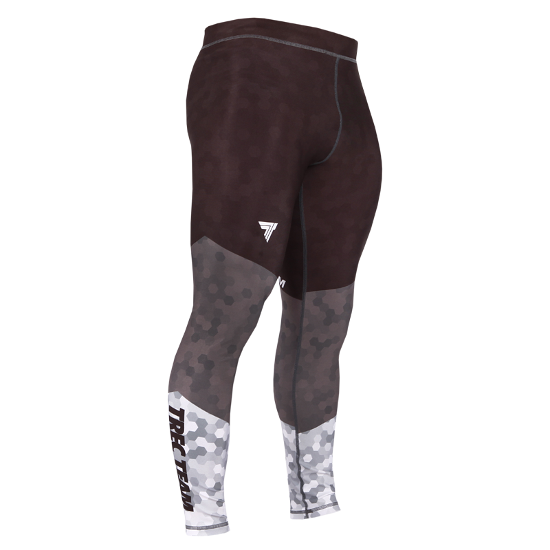 Legginsy męskie Trec Wear pro 009 czarno-szare