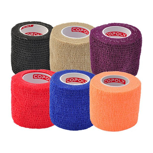 6 Taśm Copoly Cohesive Tape - szerokość 5 cm Multikolor