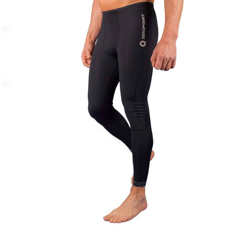 Legginsy Kompresyjne Męskie ZEROPOINT Power Compression Czarne