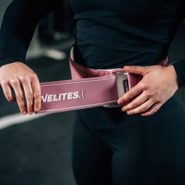 Pas do podnoszenia ciężarów Velites Lifting Belt Różowy