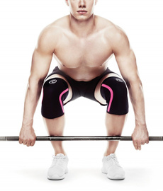 Rehband Rx Knee Sleeve 7mm Black - Pink