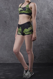 Szorty Damskie Rep In Peace Camo Oliwkowa Zieleń