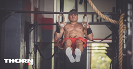 Kółka Gimnastyczne Thorn Fit Z Pasami - Średnica 28 mm