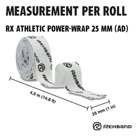 Rehband Rx Athletic Power Wrap 25 mm