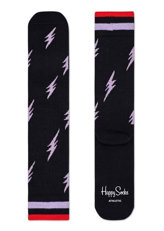 Skarpety Happy Socks Athletic Flash Czarne