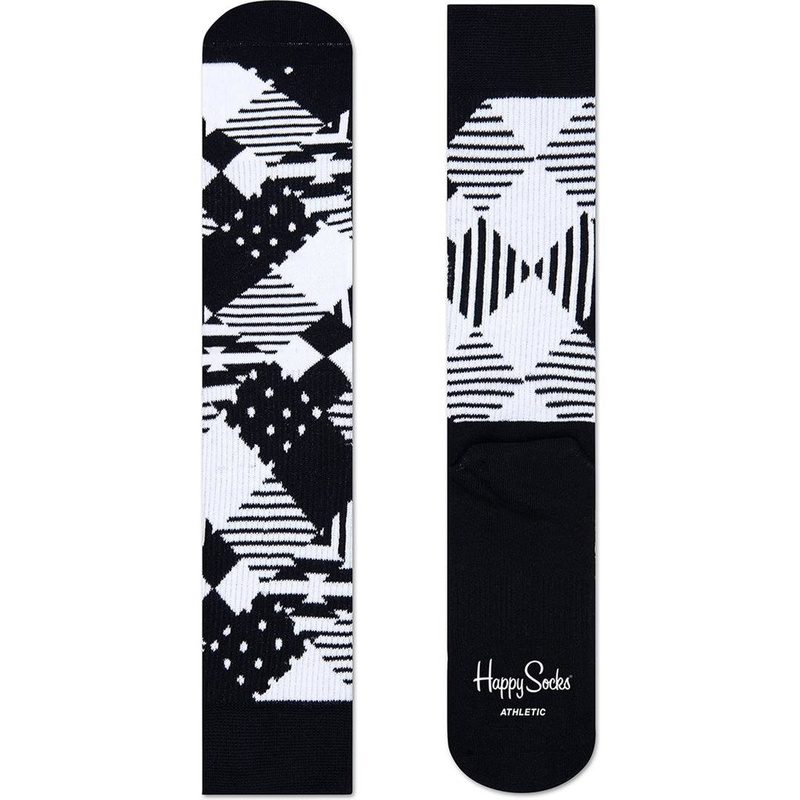 Skarpety Happy Socks Athlethic Black White