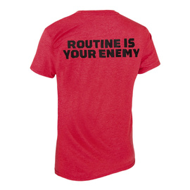 Koszulka Męska Unbroken Routine Is Your Enemy Czerwona
