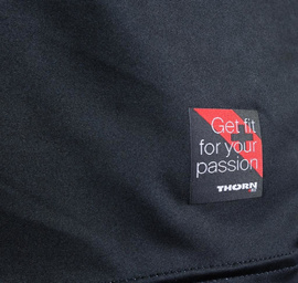 Koszulka męska Thorn Fit dark side czarna