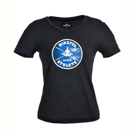 Koszulka damska Mindful v-neck grafitowa