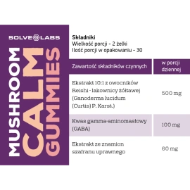 Żelki Solve Labs Mushroom Calm Gummies 