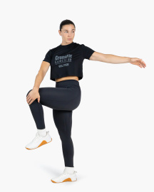 Velites CrossFit® Games 25 Crop Top Holo Czarny