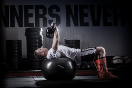 Winylowy Odważnik Kettlebell Thorn Fit 20 kg