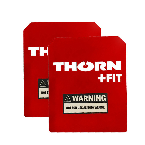 Set of Thorn Fit Weight Vest Plates 5 kg (2x 2.5 kg) Red