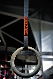 Kółka Gimnastyczne Z Pasami Steelstorm Gym Rings Drewniane