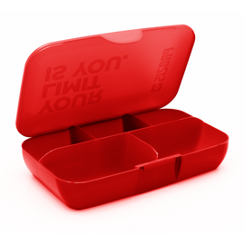 Pillbox Prozis Your Limit Is You Czerwony