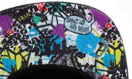 Czapka Rep In Peace snapback muscle up grafitowa
