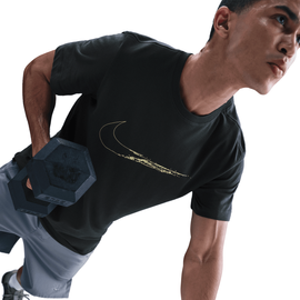 Koszulka Nike Dri-FIT Swoosh Złoty