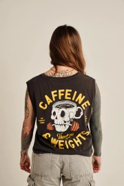 Crop Top Damski Caffeine & Weights