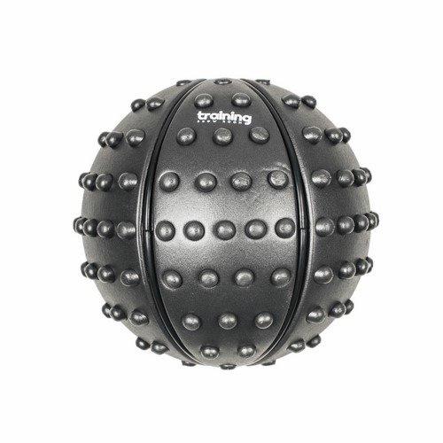 Piłka lacrosse Training Showroom Massage Ball 90 mm niebieska