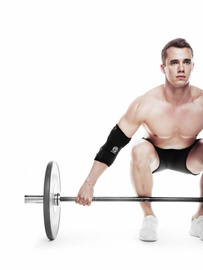 Stabilizator na łokieć z paskami Rehband 7mm Prawy