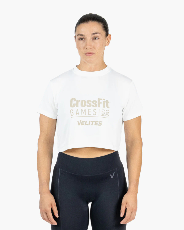 Velites CrossFit® Games 25 Crop Top Holo Biała