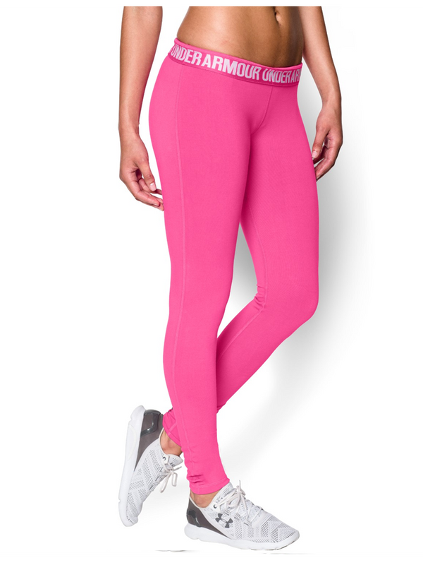 Legginsy Damskie Under Armour Favorite Wordmark Pink