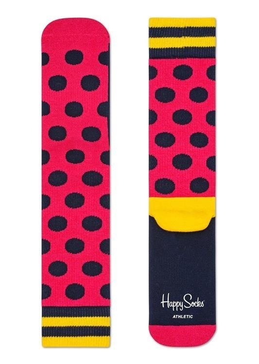 Happy Socks Athletic Big Dot Red