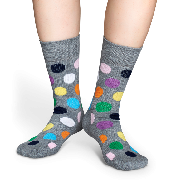 Skarpety Happy Socks Athlethic Dots Grey