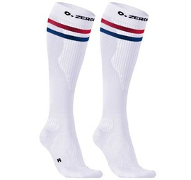 Skarpety długie Kompresyjne męskie ZEROPOINT Intense Compression 2S Białe