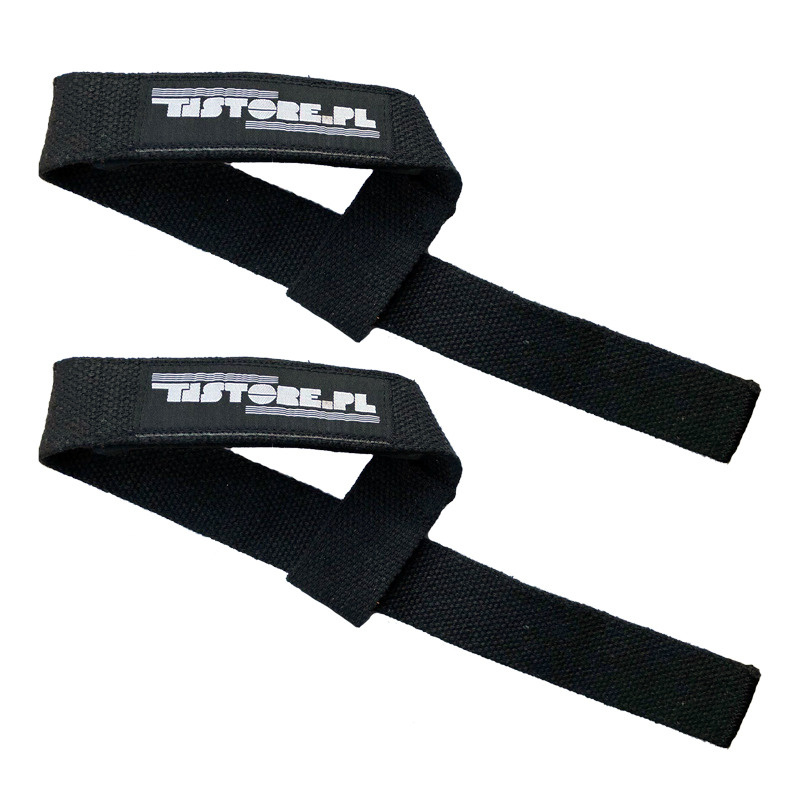 Usztywniacze nadgarstków (para) Invictus Fitness Lifting Power Straps 55 cm czarne