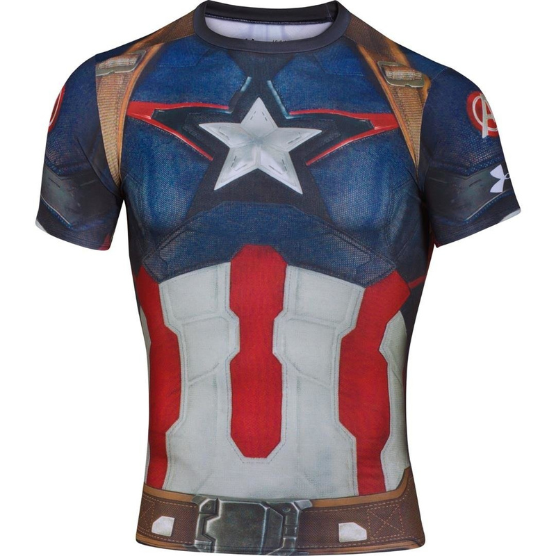 Koszulka męska Under Armour alter ago captain amercia compression 