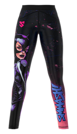 Legginsy Damskie SMMASH SPACECAT Multikolor