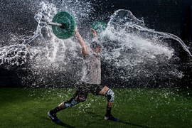 Skórki gimnastyczne (para) Pertay X Wod czarne