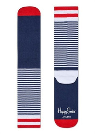 Skarpety Happy Socks Athletic Stripes Granatowe