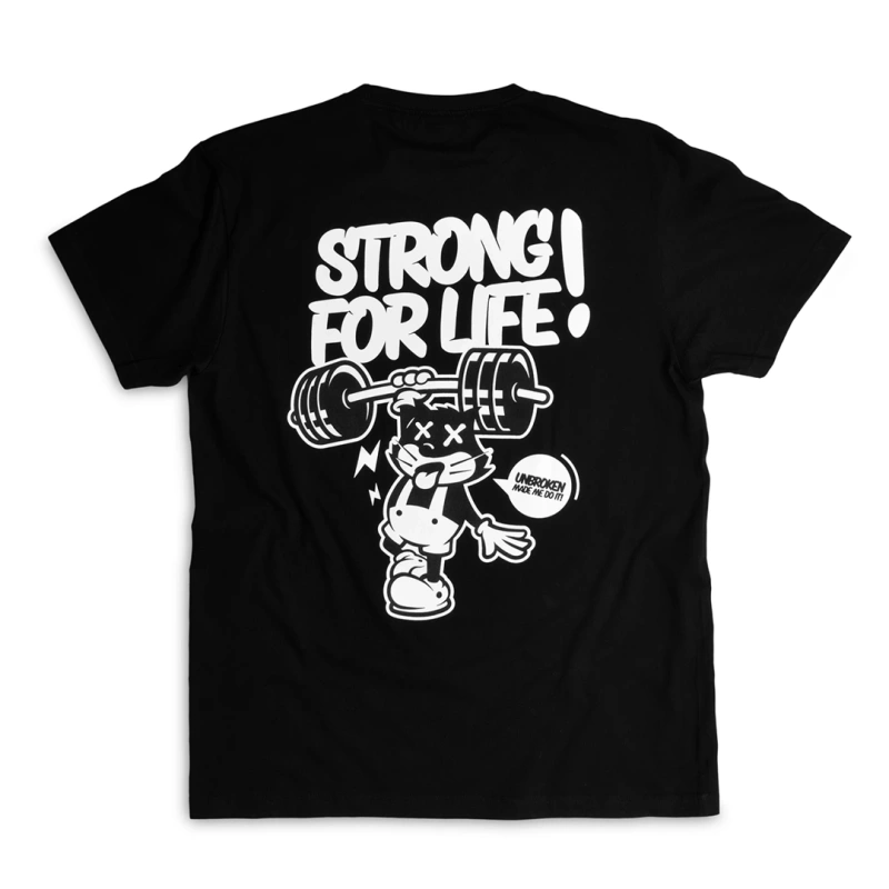 Unbroken Unbroken Strong For Life Cat  T-shirt 