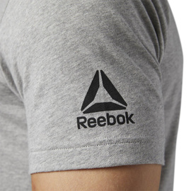 Koszulka Męska Reebok CrossFit Axe Graphic Szary Melanż